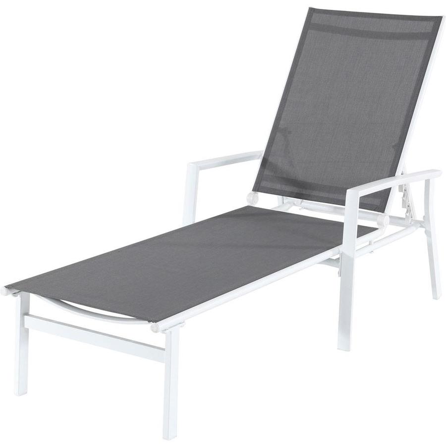 Mod Furniture Harper Metal Stationary Chaise Lounge Chair(s) with White ...