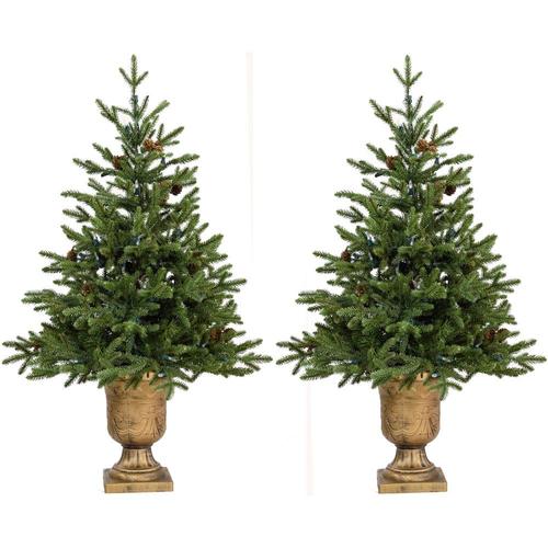 Fraser Hill Farm 3-ft Noble Fir Artificial Christmas Tree at Lowes.com