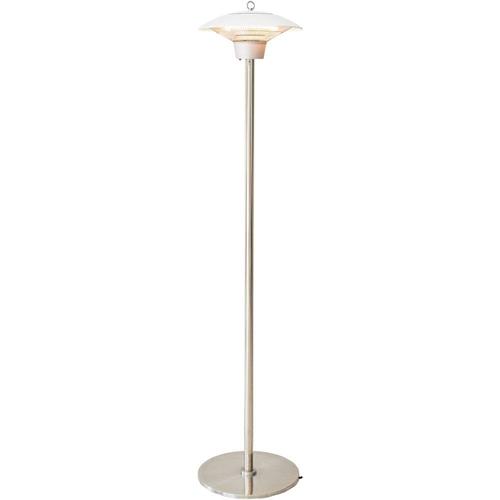 Hanover Electric Halogen Infrared Stand Heat Lamp, White in the