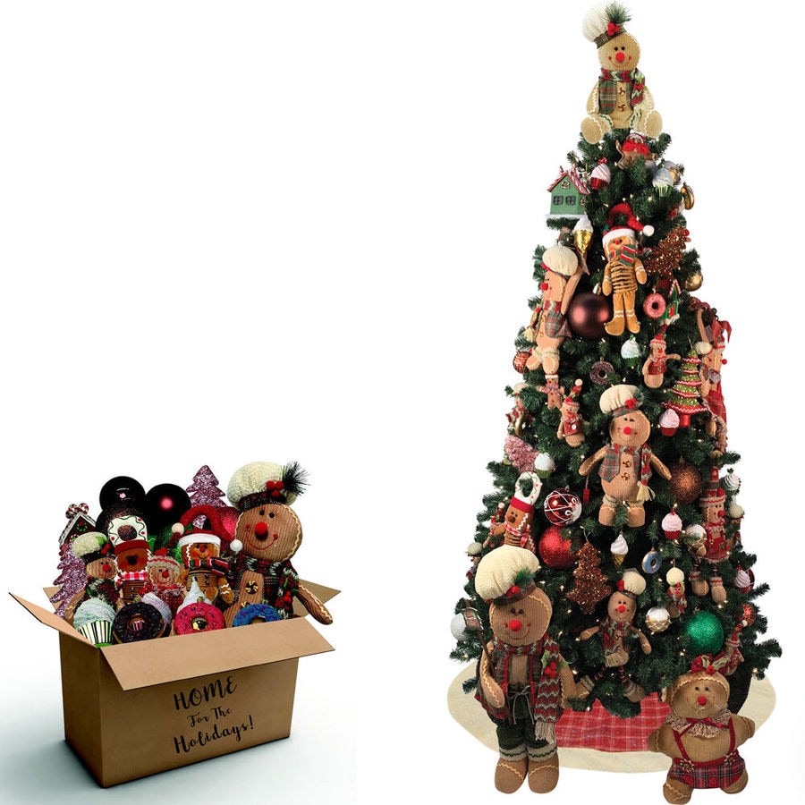 Gingerbread Christmas Tree Decoration Kits at