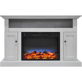 White Fireplace TV Stand Ameriwood Home 1805013COM Overland Electric Corner 50