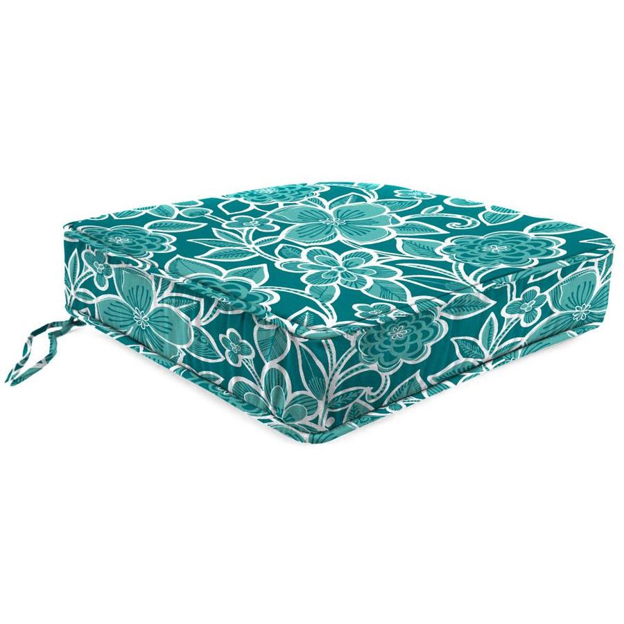 Jordan Manufacturing Halsey Seaglass Patio Chair Cushion in the Patio Furniture Cushions