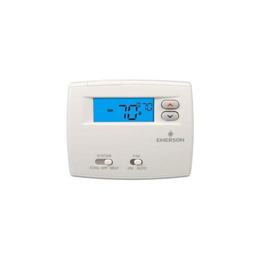 White-Rodgers Blue Electronic Non-Programmable Thermostat in the Non ...