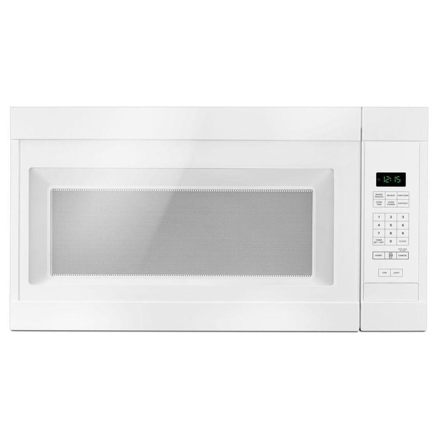 Whirlpool 1.6-cu ft Over-the-Range Microwave (White) in the Over-the