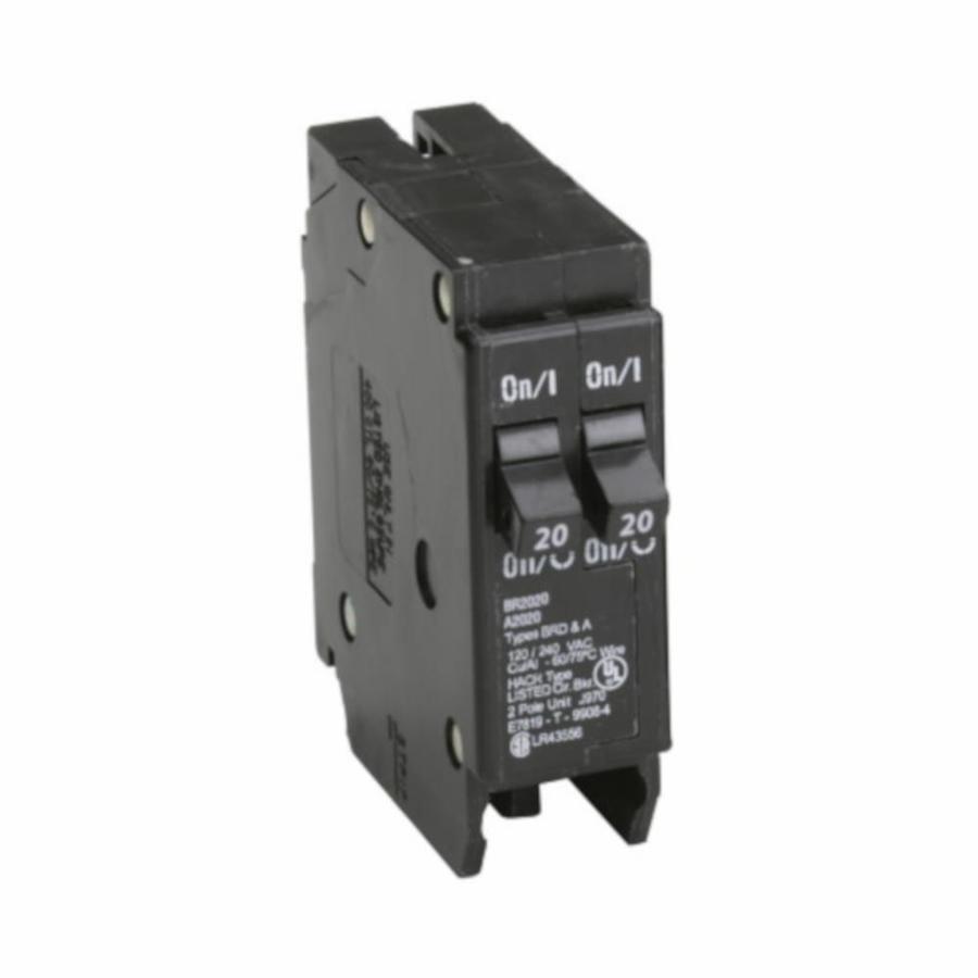 Eaton Type BR 20-Amp 1-Pole Standard Trip Plug-On Neutral Circuit ...