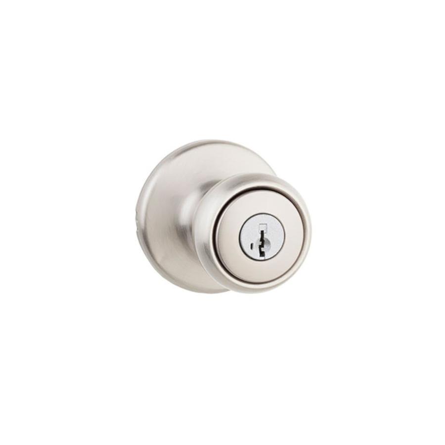 Kwikset Tylo 400 Satin Nickel Smartkey No Deadbolt Keyed Entry Door