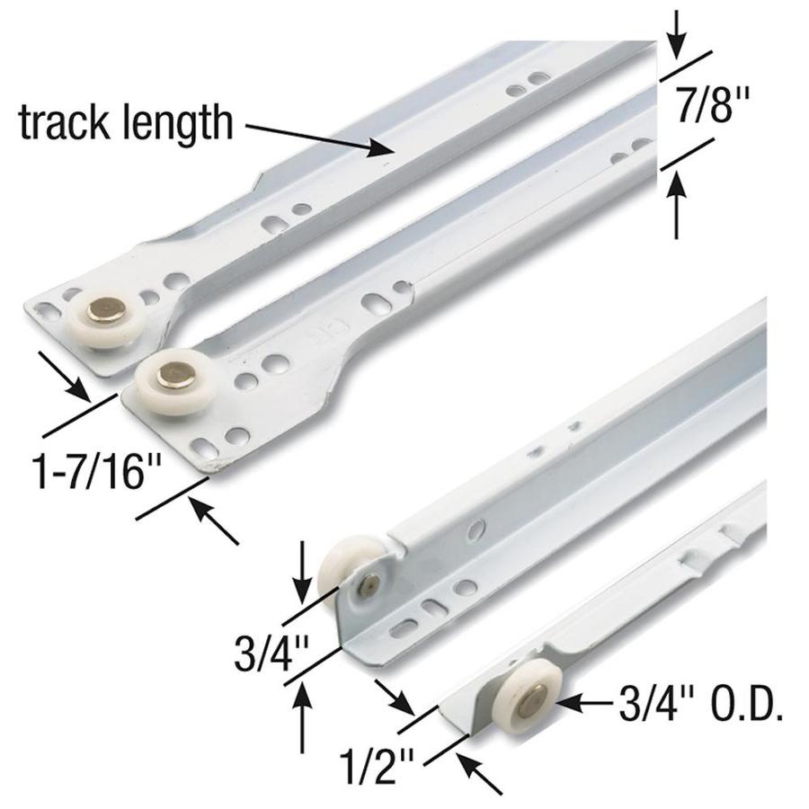 2 Pack 1 625 In Drawer Slide In The Drawer Slides Department At Lowes Com   193027039488 