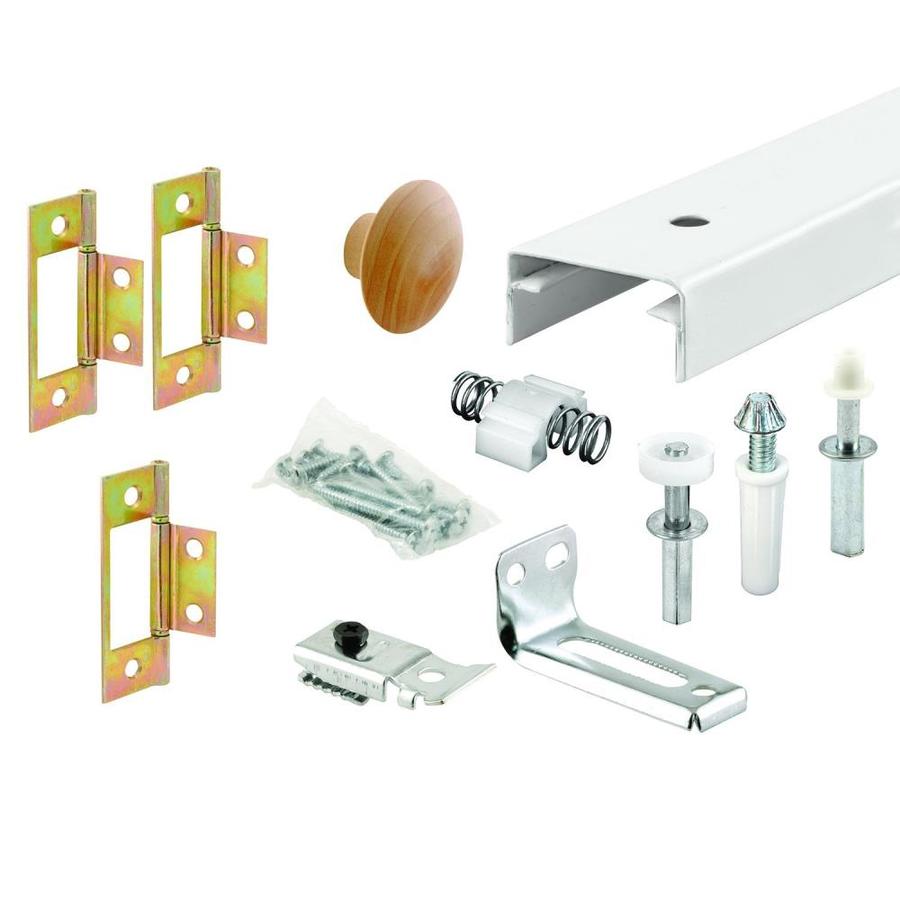 Lowes Bifold Door Hardware
 - Bifold Door Track And Hardware Kit 48 In In The Bifold Closet Door Hardware Kits Department At Lowes Com