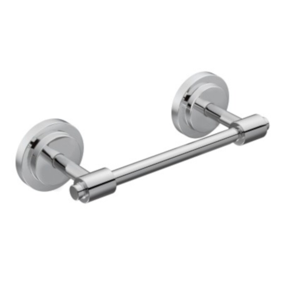 Moen Iso Chrome Wall Mount Pivot Toilet Paper Holder in the Toilet