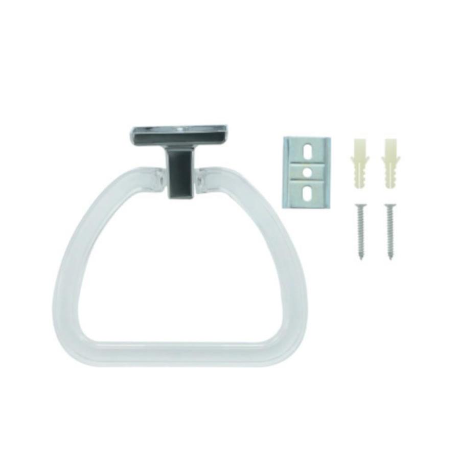 Chrome Wall Mount Towel Ring in the Towel Rings department at