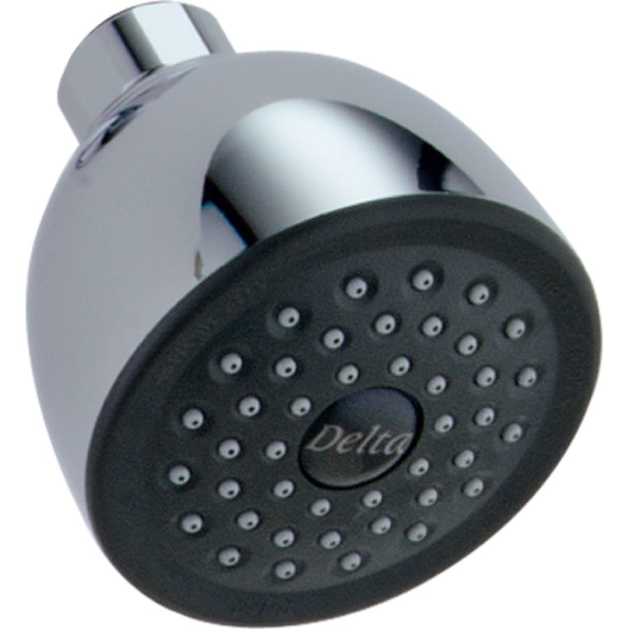 DELTA Fundamentals Chrome 1Spray Shower Head 1.75GPM (6.6LPM) in the