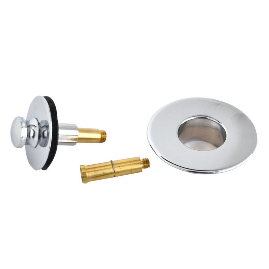 WATCO 3in Chrome Foot Lock Drain in the Bathtub Drains department at
