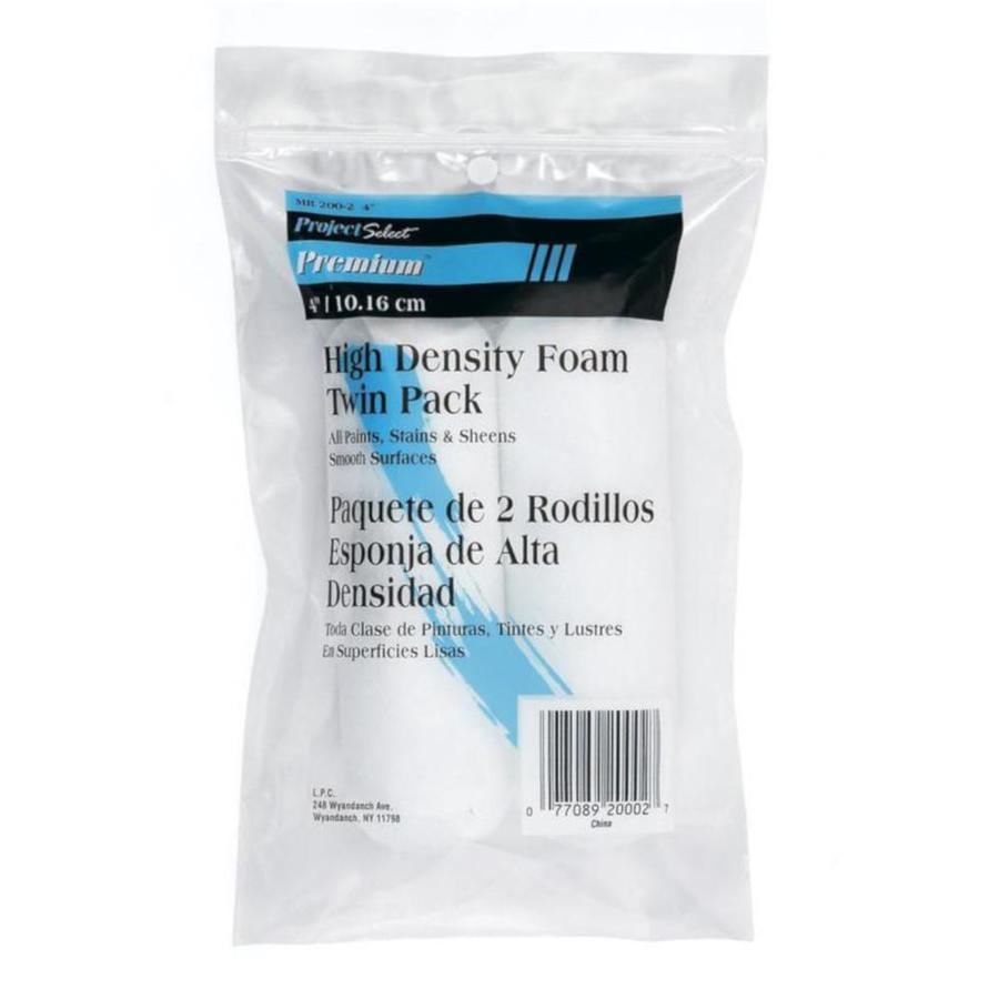 Linzer 2Pack 4in Mini Foam Foam Paint Roller Cover in the Paint Roller Covers department at