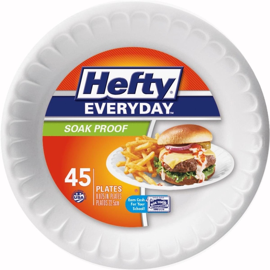 hefty paper plates