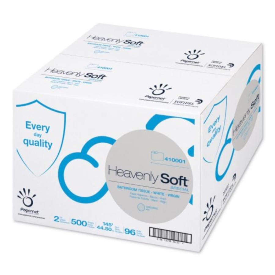 Heavenly Soft 2Ply Toilet Tissue 96/Case, PAP410001 in the Toilet