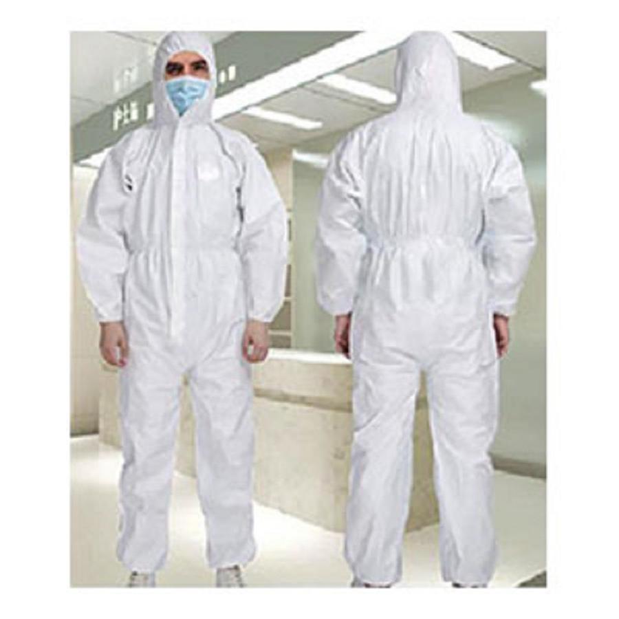 1 x Disposable White Overall Protective Painting Decorating Coverall Suit XLARGE 