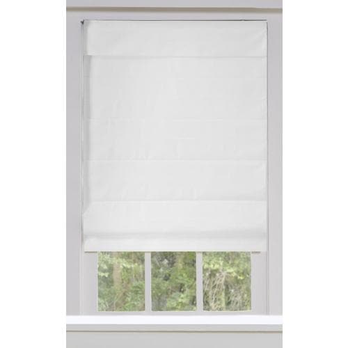 allen + roth Snow Blackout Cordless Roman Shade (Actual: 46-in x 72-in ...