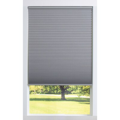 Allen Roth Sterling Gray Blackout Cordless Cellular Shade Roth Sterling Gray Blackout Cordless