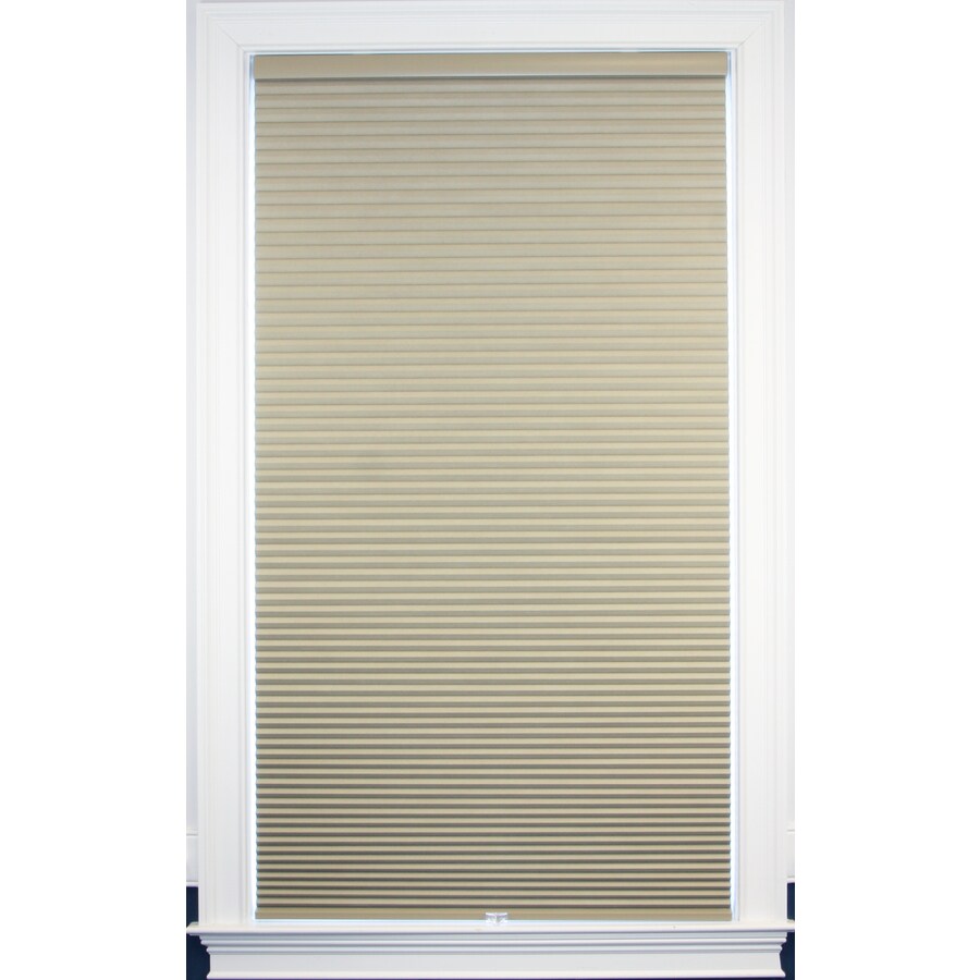 Levolor Trim Go 2 In Slat Width 44 In X 48 In Cordless White Faux Wood Room Darkening Faux Wood Blinds In The Blinds Department At Lowes Com