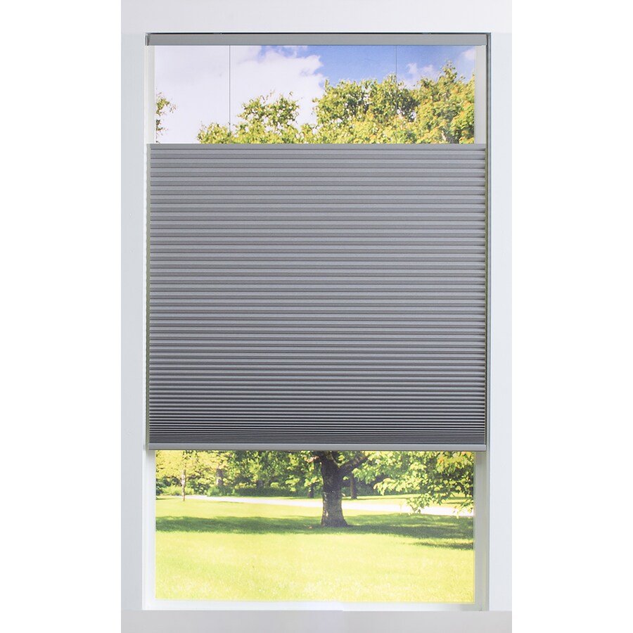 Allen + roth Sterling Gray Blackout Cordless Cellular Shade (Actual 34