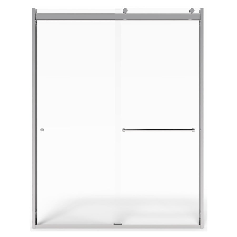 American Standard 76-in H x 44-in to 48-in W Semi-Frameless Sliding ...