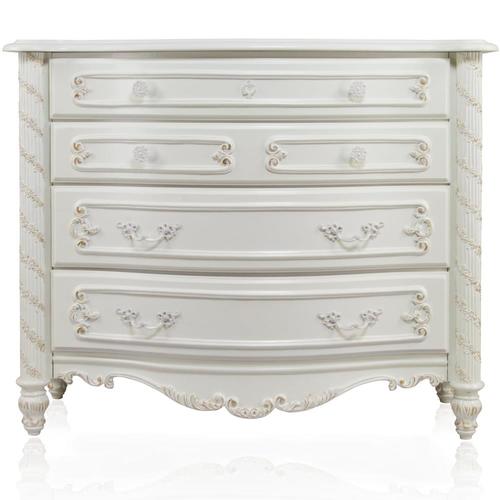 Furniture of America Alexandra Pearl White 4Drawer Dresser in the