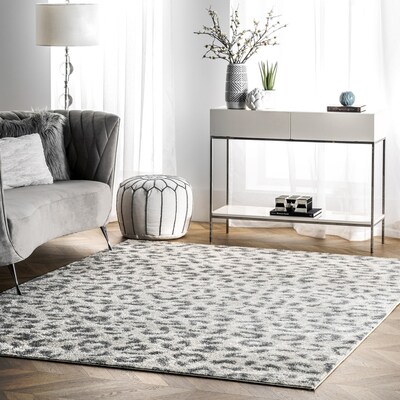 Nuloom Gray Indoor Area Rug Common 8 X 11 Actual Ft W Nuloom Gray Indoor Area Rug Common 8