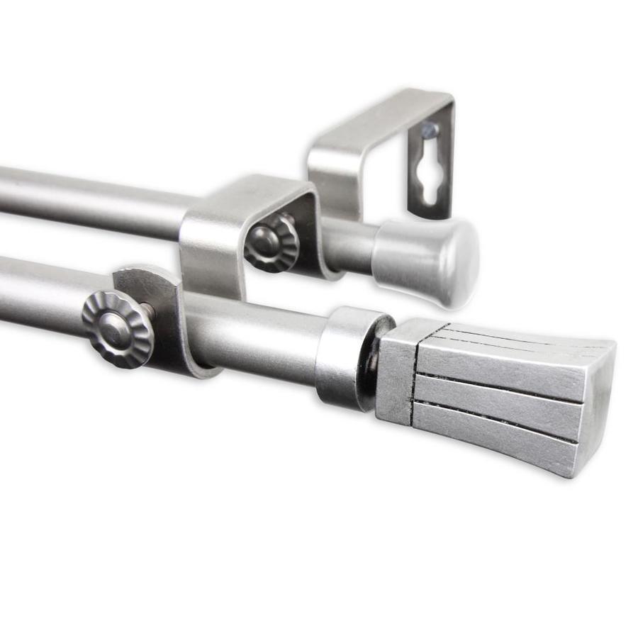 Hart Harlow Rowley 5 8 In Double Curtain Rod 48 84 In Satin