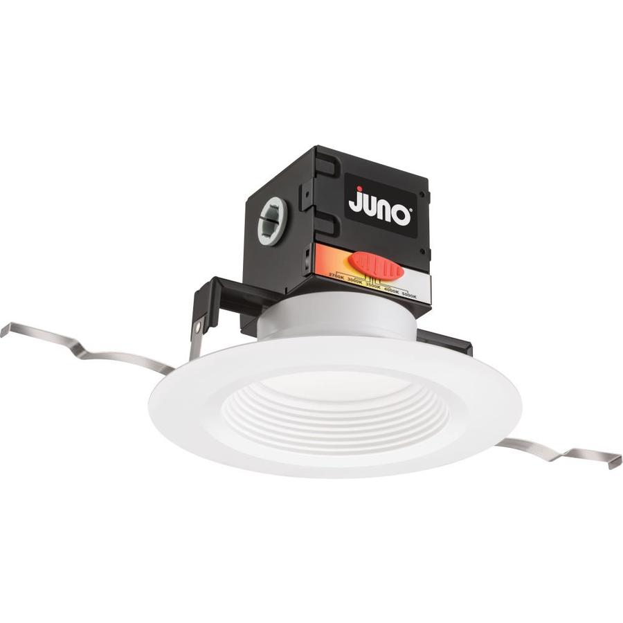 Juno 6in 75Watt Equivalent Matte White Round Dimmable Recessed