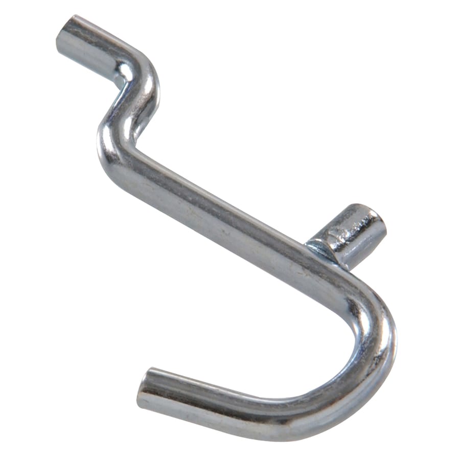 hillman 50 piece steel pegboard hook actual 0 148 in x 2 in at