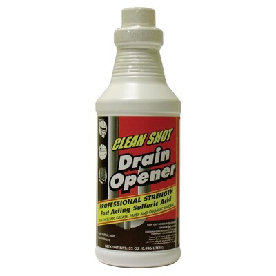 Clean Shot 32 Oz Sulfuric Acid Drain Opener At Lowes Com