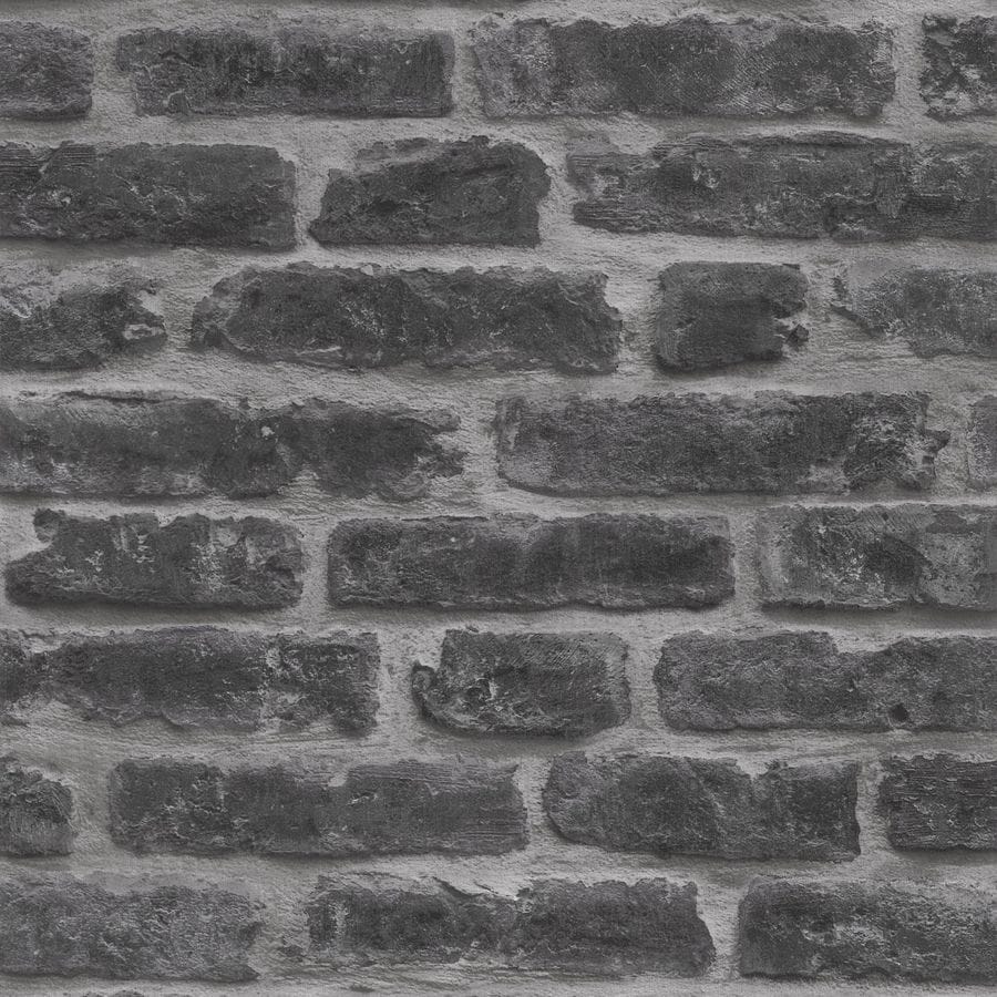 black and white brick wallpaper