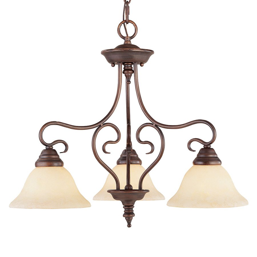 Shop Livex Lighting Coronado 3-Light Imperial Bronze Transitional ...