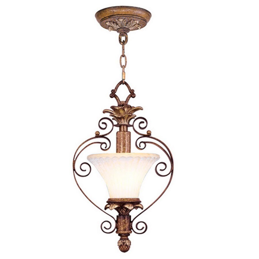 Livex Lighting Savannah 9 In W Venetian Patina Mini Pendant Light Livex Lighting Savannah 9 In W Venetian Patina Mini Pendant Light With Shade