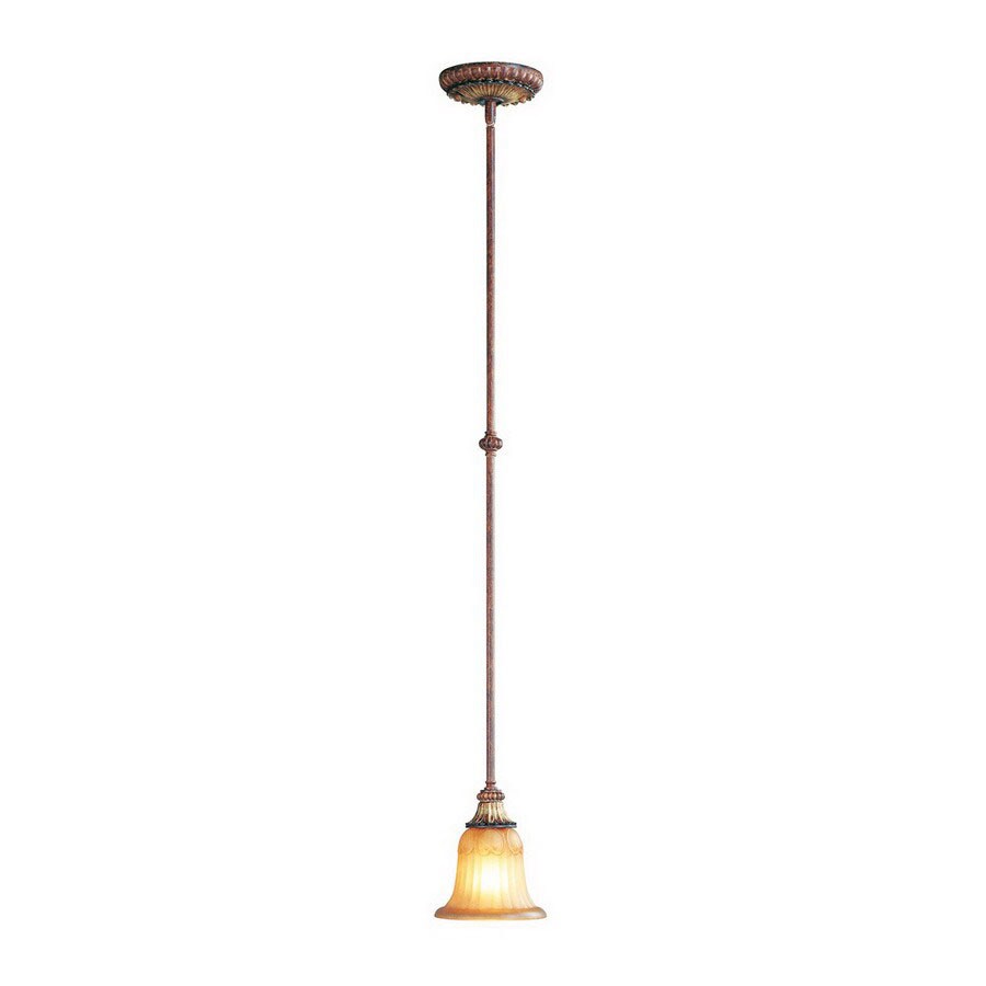 Livex Lighting Villa Verona 6.5in W Verona Bronze Mini Pendant Light
