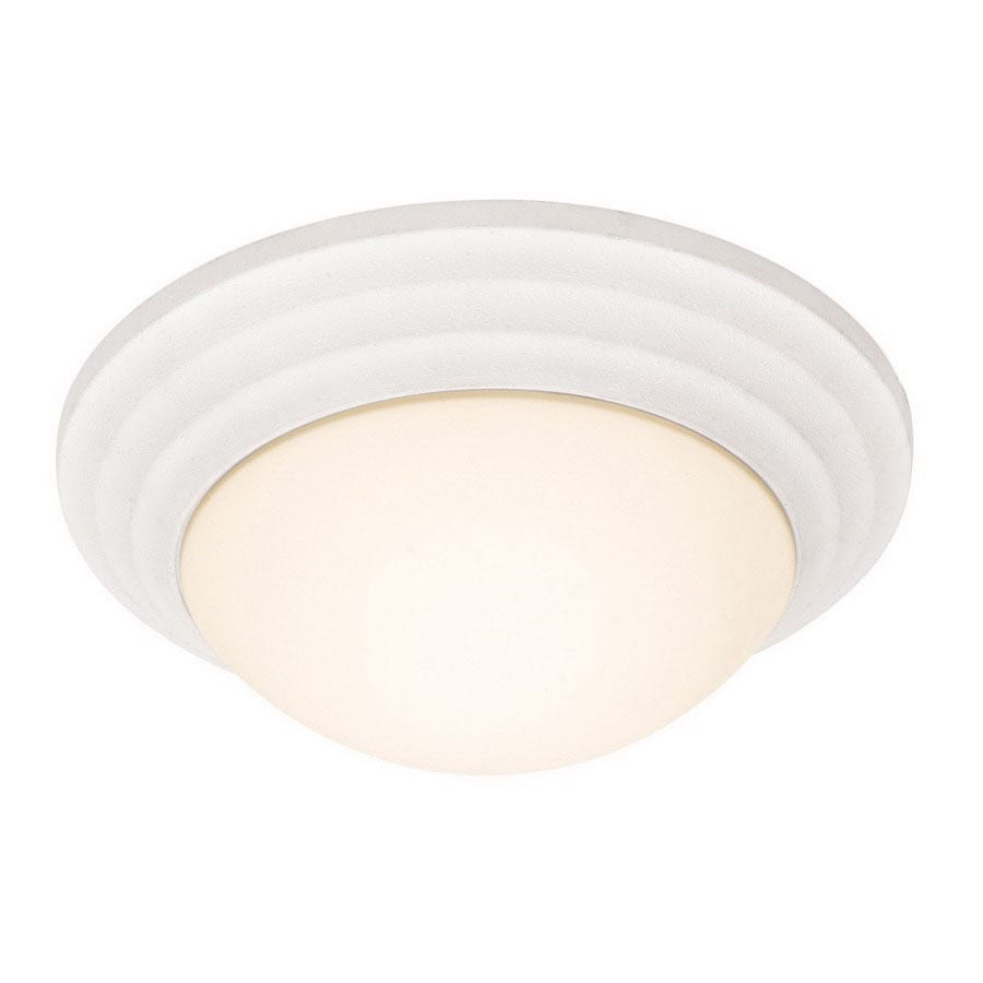 Access Lighting 20651-TWH/OPL 1-Light 14-in Textured White Flush Mount Light