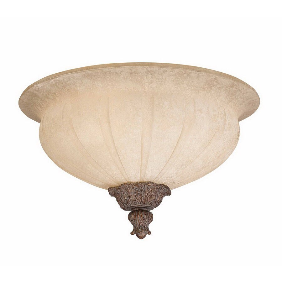  29276-17 1-Light 17-in Roman Bronze Flush Mount Light