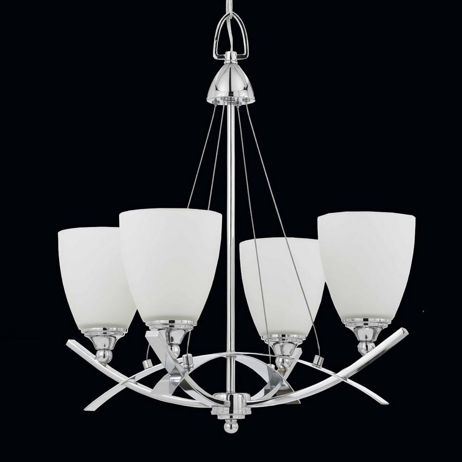 Chrome Triarch 40108 4 Light Neptune Chandelier