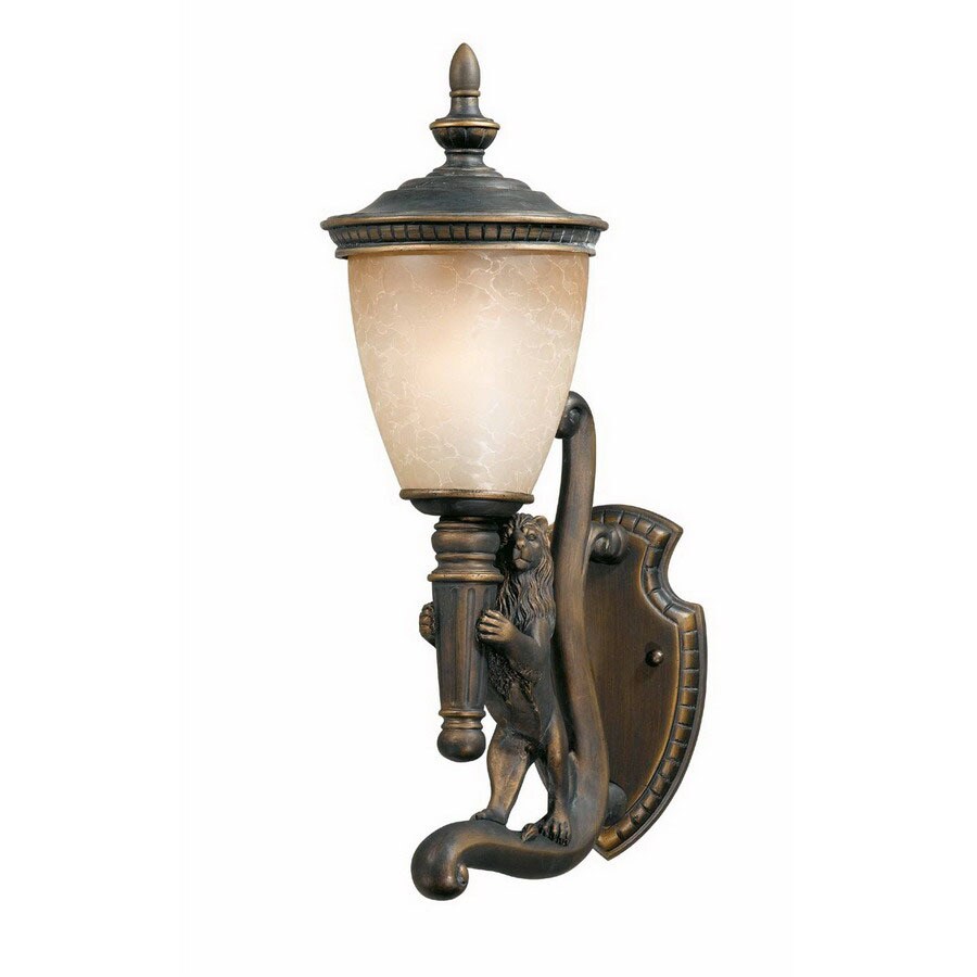 Triarch International 75231-14-L TriStone Lion 26-in Oil-Rubbed Bronze Outdoor Wall Light