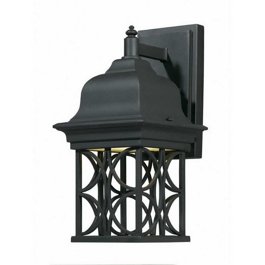 Triarch International 78141-10 14-1/2-in Blacksmith Bronze Outdoor Wall Light