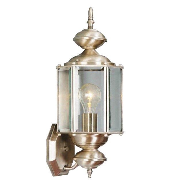 Livex Lighting 2006-91 Basics 17-in Brushed Nickel Outdoor Wall Light