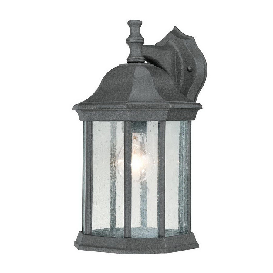 Thomas Lighting SL94527 Hawthorne 14-in Black Outdoor Wall Light