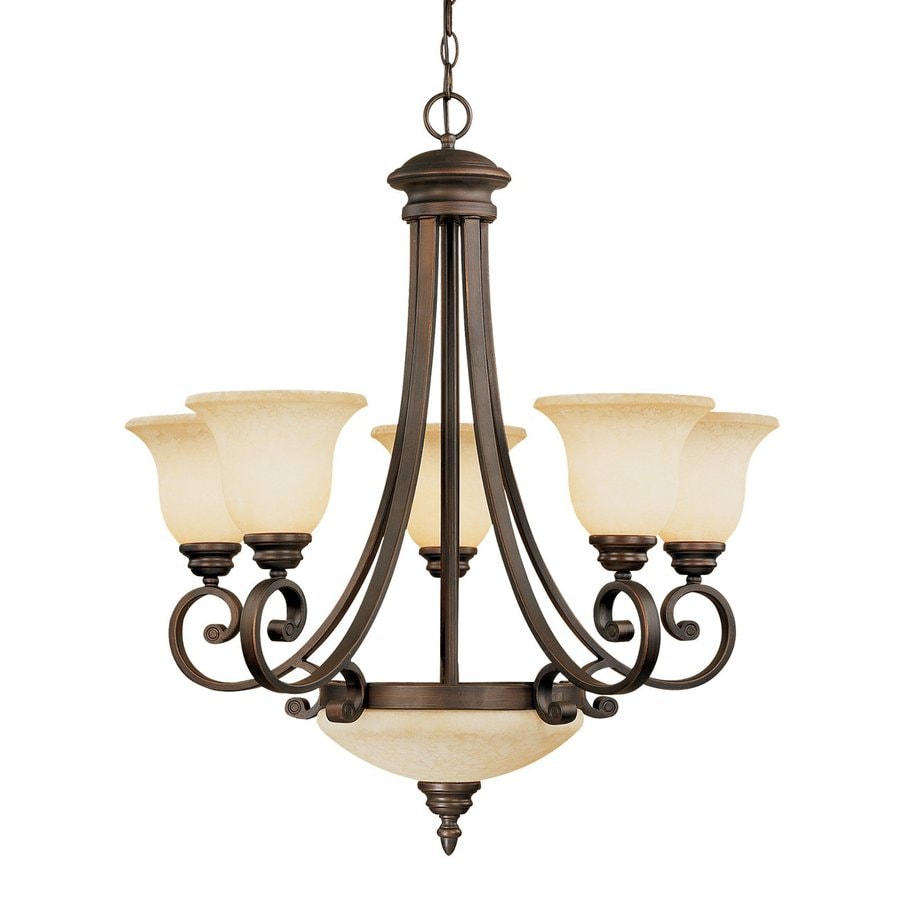 Millennium Lighting Oxford 7-Light Rubbed Bronze ...