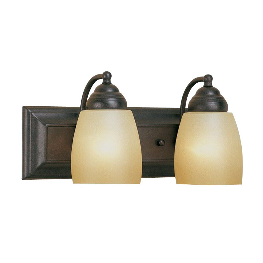 Millennium Lighting 2 Light Burnished Gold Bathroom Vanity Light