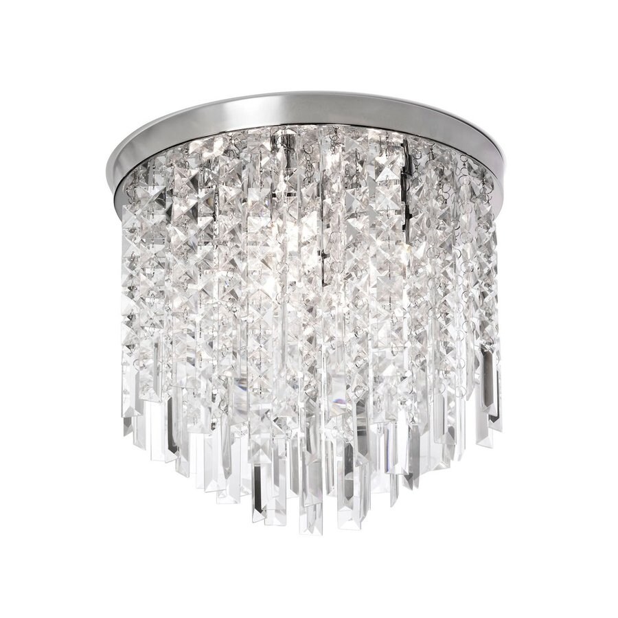 Dainolite Lighting CUB-144FH-PC Cubix 1-Light 14-in Polished Chrome Flush Mount Light