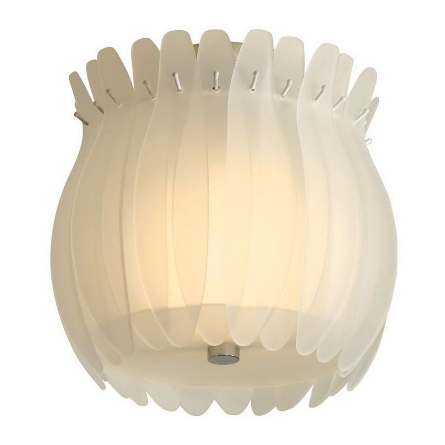  TP6996 1-Light Polished Chrome Flush Mount Light