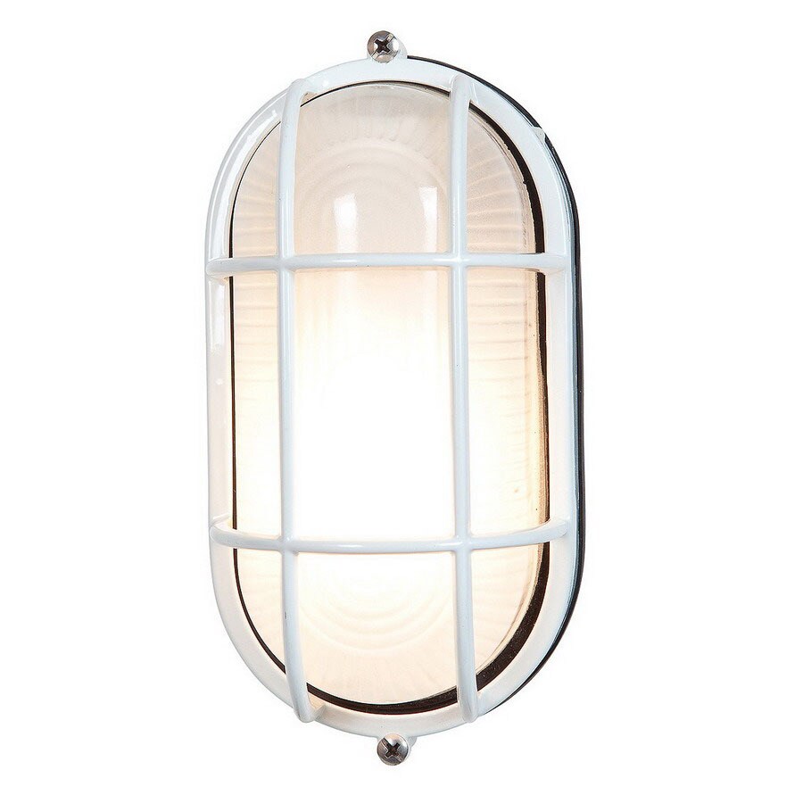 Access Lighting C20290WHFSTEN1113B Nauticus 4-1/4-in White Outdoor Wall Light