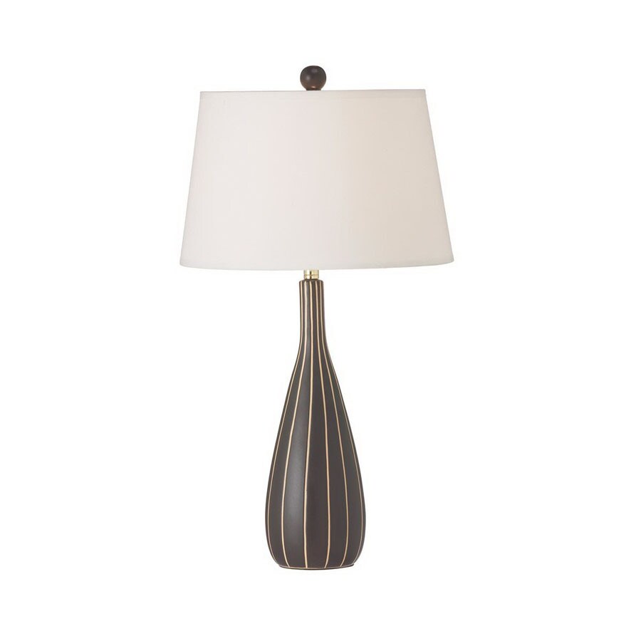 Dainolite Lighting 25 In Glazed Dark Coffee Table Lamp With Dainolite Lighting 25 In Glazed Dark Coffee Table Lamp With Shade
