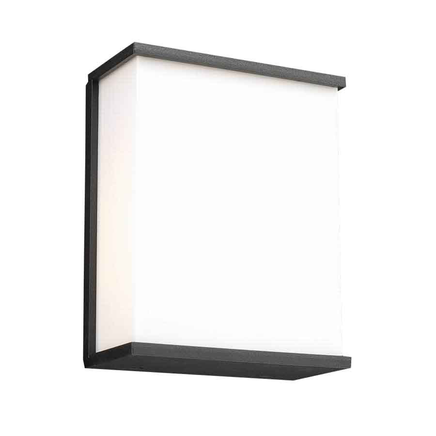 PLC Lighting Pinero 10in Architectural Bronze Outdoor Wall Light in