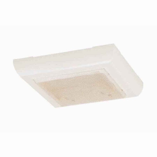 International Lighting E8058-30 9-3/4-in White Ceiling Flush Mount
